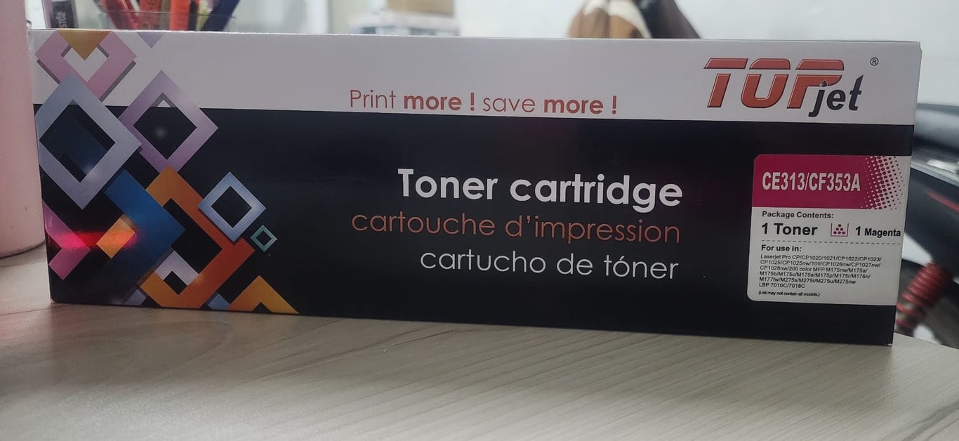 Hộp Mực In Laser Tương Thích Hiệu TopJet CE313/CF353A CANON 329 - Màu Đỏ