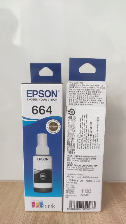 Mực In Phun Màu Epson C13T664100 (Đen)