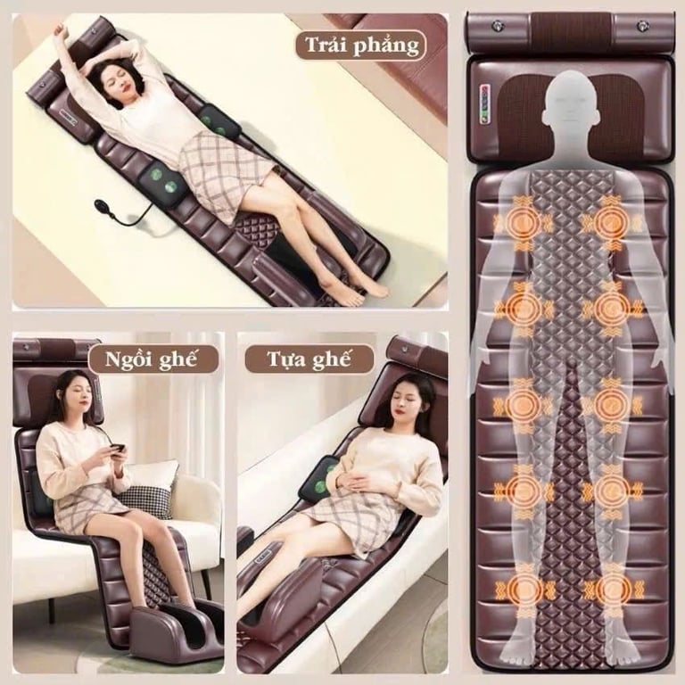 đệm massage toàn thân hồng ngoại