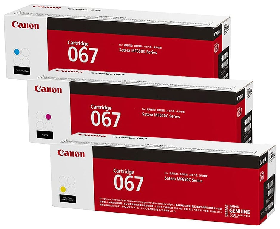 Hộp Mực Cho Máy In Laser Màu Canon LBP 631cw/ 633cdw/ MF651cw/ 655cdw/ 657cdw - Canon 067