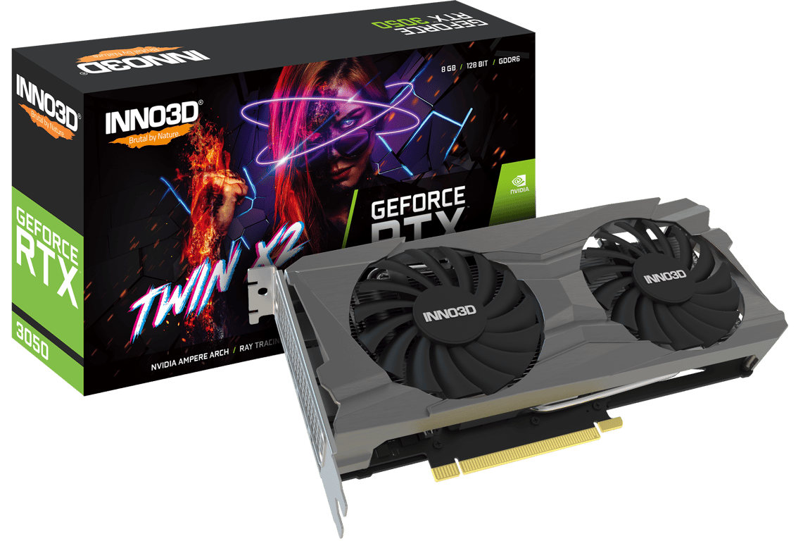 VGA INNO3D GEFORCE RTX 3050 TWIN X2 8GB GDDR6