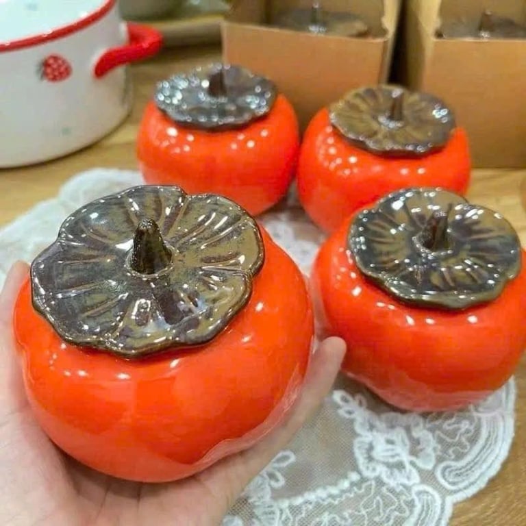 Combo 2 hũ đựng trà, các loại hạt mứt quả hồng