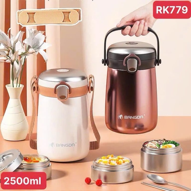 Hộp cơm giữ nhiệt BANGDA 1800ml-2500ml