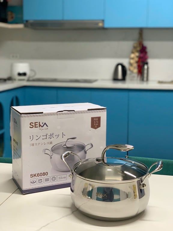 Nồi 5 Đáy Seka SK6080 22cm đáy liền