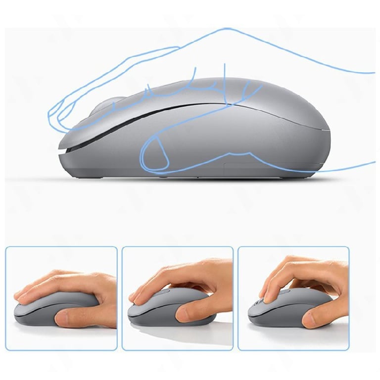 Chuột Không Dây 2.4G Moonlight Gray Ugreen 90669 MU105