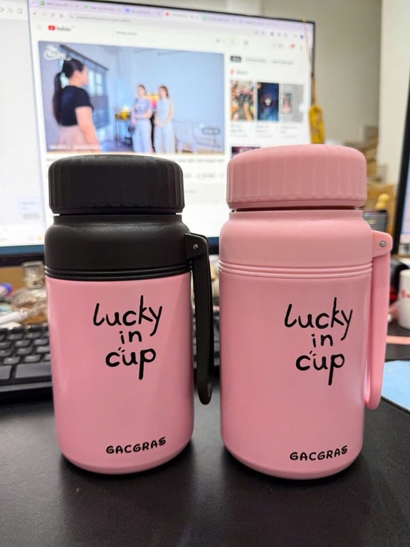 Bình Giũ Nhiệt GUCGRES Fashion Cup 1000ml Inox 316