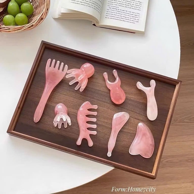 Set 8 món mát xa thạch anh