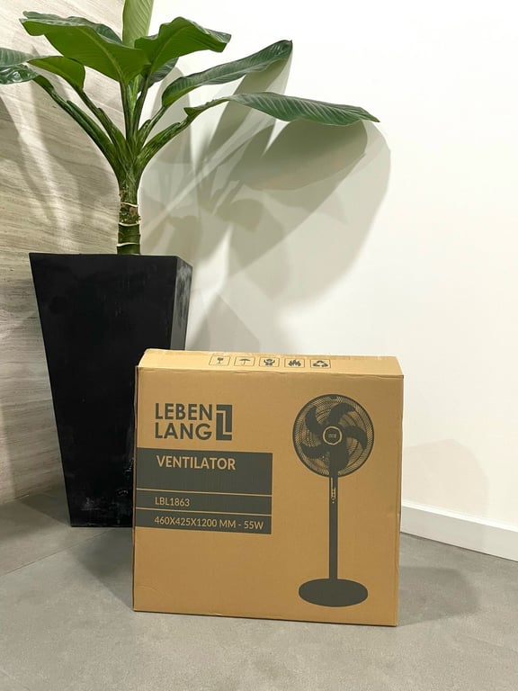 Quạt cây 5 cánh Lebenlang LBL1863 có điều khiển - Thương hiệu Đức