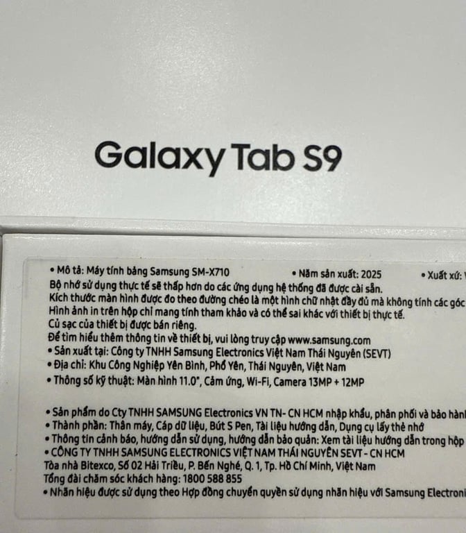 Mtb Samsung Tab S9 Wifi X710 (12gb-256gb)