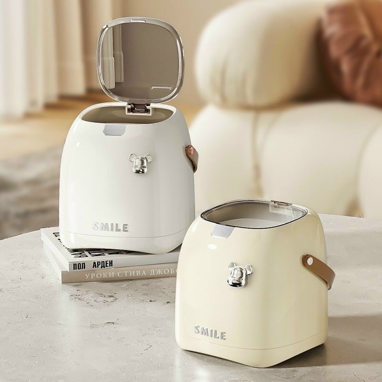 Thùng Rác Mini Để Bàn có quai xách