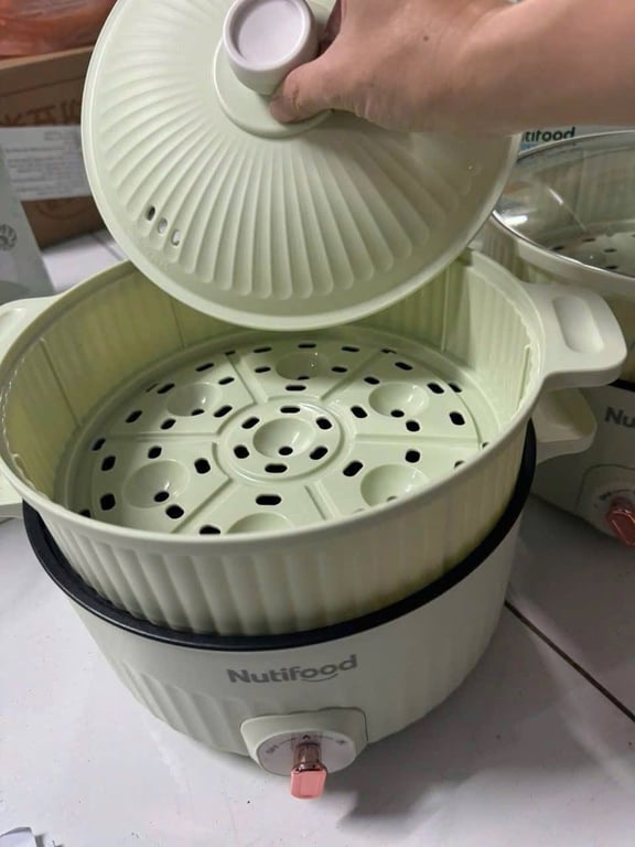 NỒI LẨU ĐIỆN - HẤP ĐA NĂNG 2L GREEN COOK