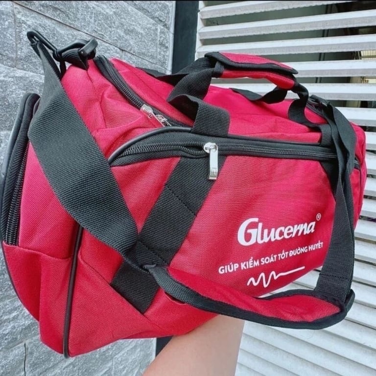 Túi Xách Glucena đỏ đô Siêu Dễ Thương