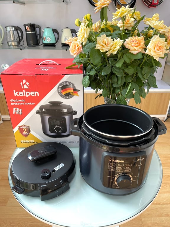 NỒI ÁP SUẤT ĐIỆN KALPEN P4 DUNG TÍCH 6L