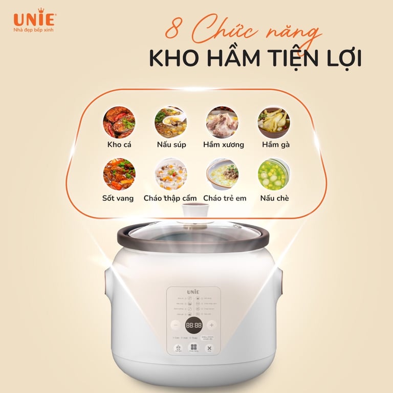 nồi Kho hầm chuyên dụng Unie USC208