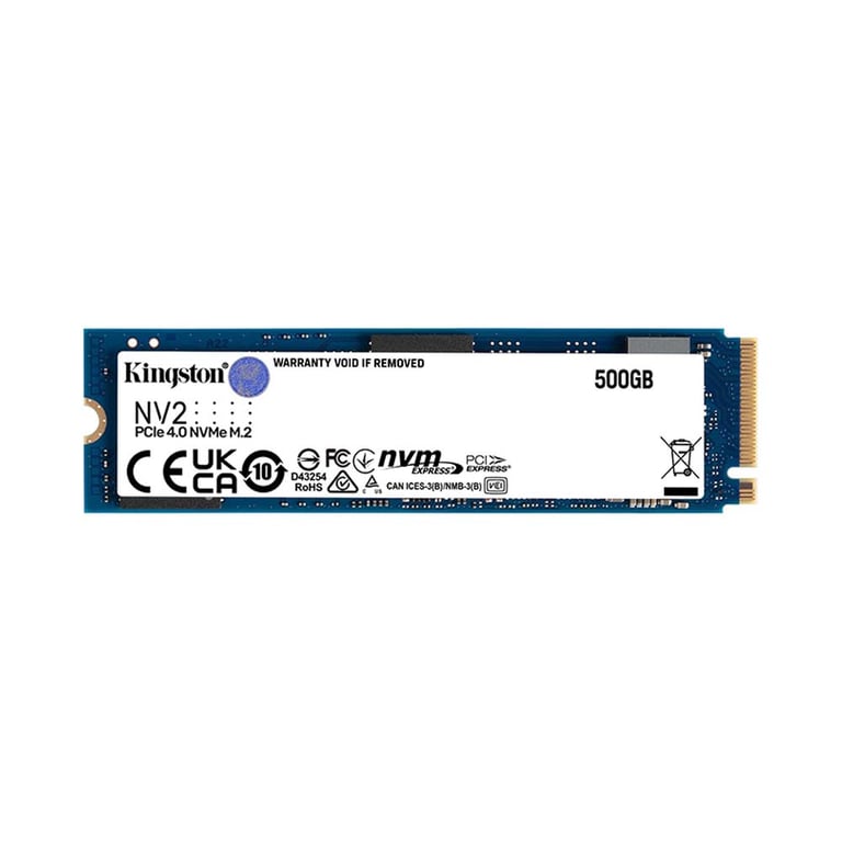 SSD Kingston NV2 500GB M.2 PCIe Gen4 x4 NVMe - (SNV2S/500G)