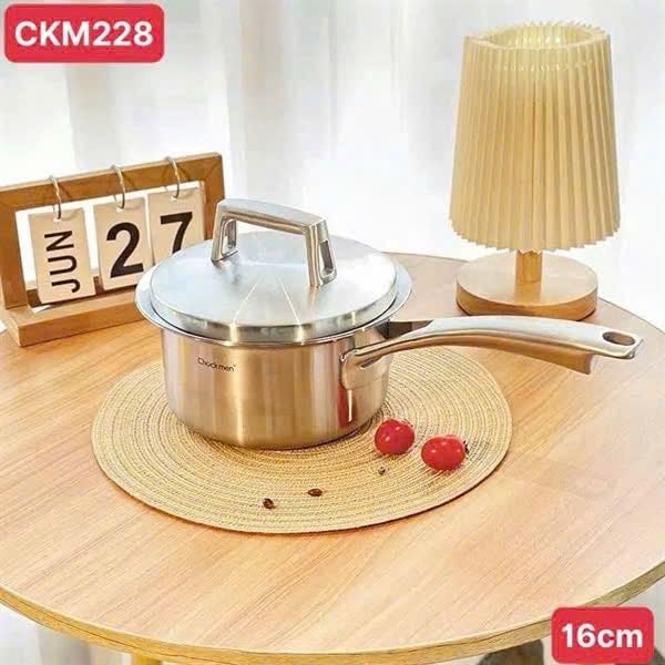 Quánh nắp vuông 5 lớp kẹp đồng Chockmen 16cm CKM228