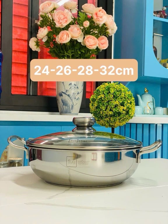 nồi lẩu FIVESTAR size 24-26-28-32cm