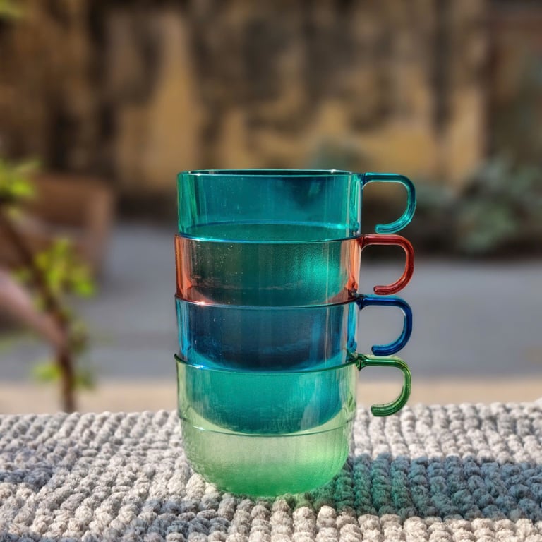 Set 2 Cốc Nhựa Uống Nước Có Quai Cầm 190ml Chính Hãng Tupperware