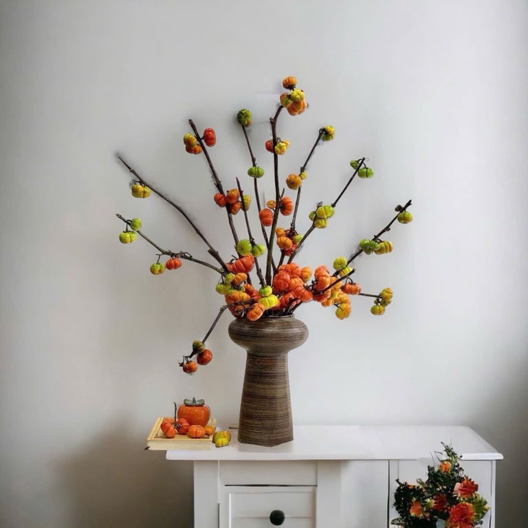 Bình hoa Bát Tràng miệng phình cao 31cm