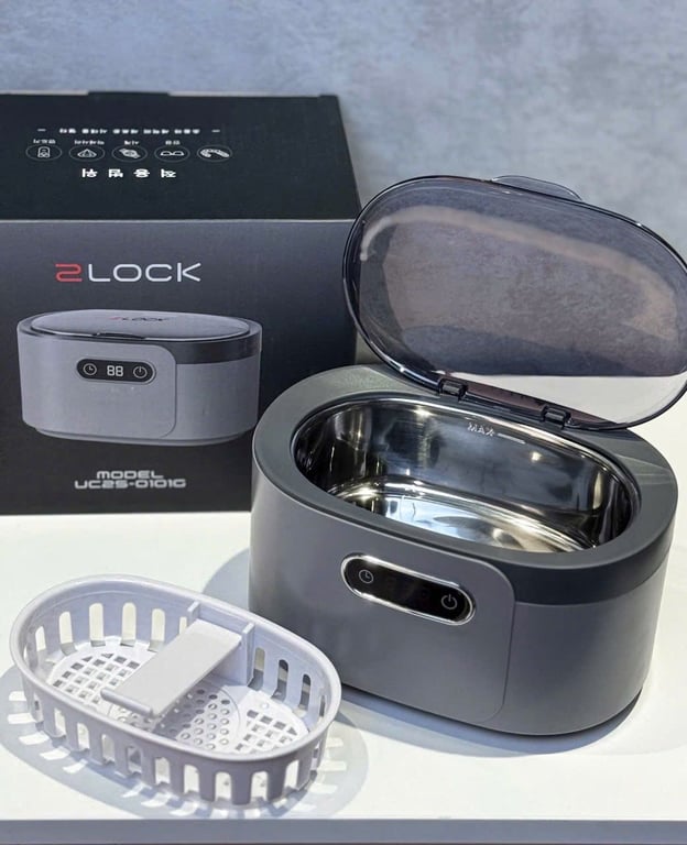 Máy làm sạch trang sức siêu âm 2Lock Korea thế hệ mới 2025.