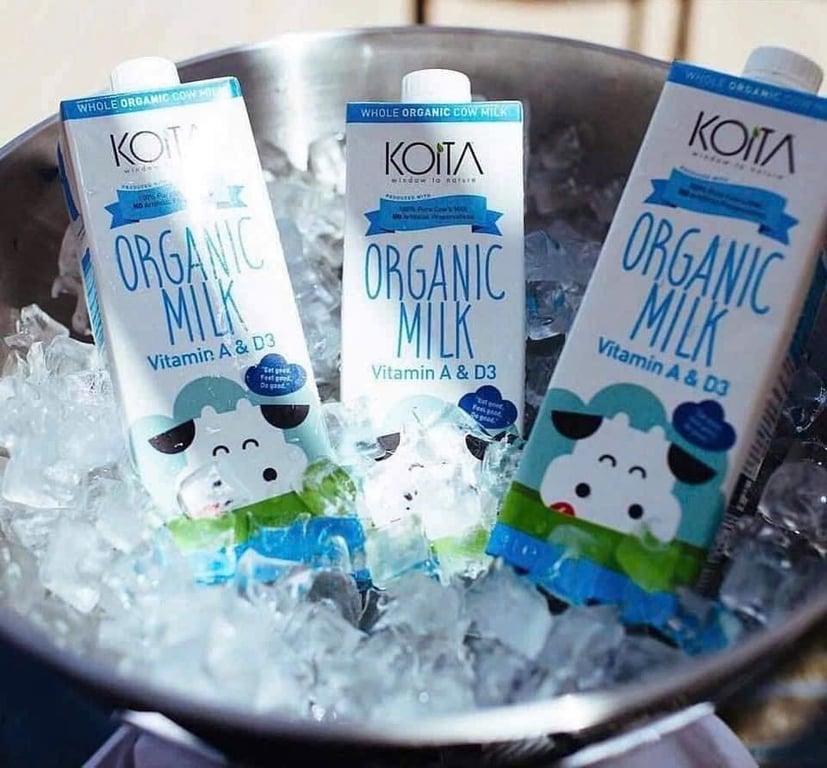 SỮA HỮU CƠ NGUYÊN KEM KHÔNG LACTOSE KOITA 200ML