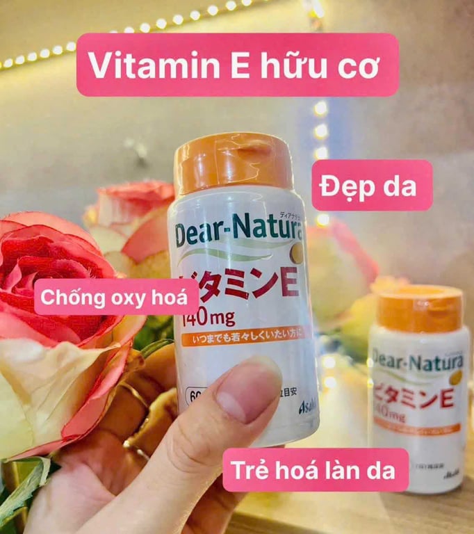 Vitamin E hữu cơ Dear Nature Nhật hộp 60 viên