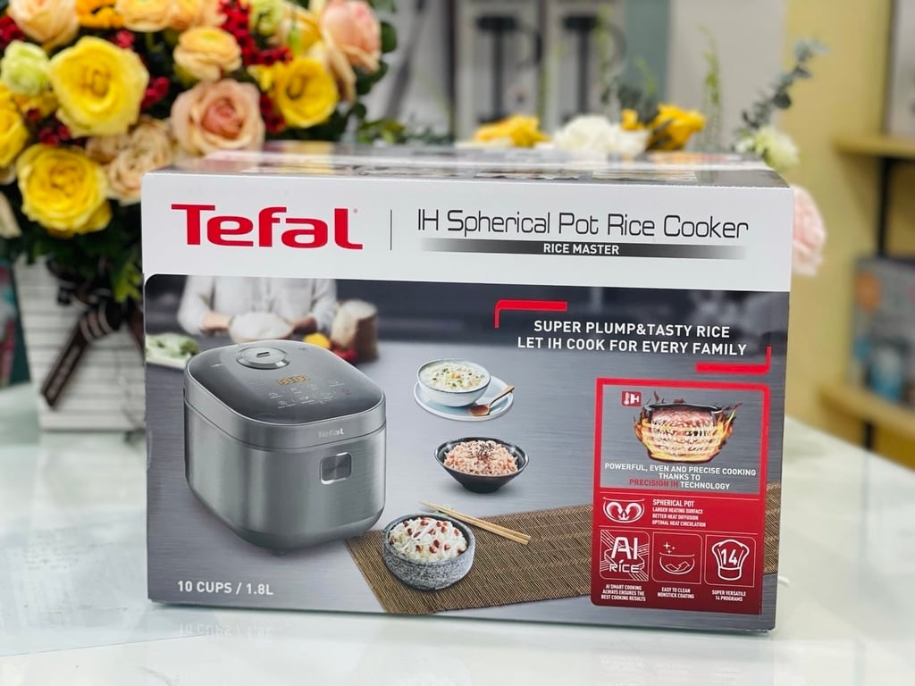 NỒI CƠM ĐIỆN CAO TẦN TEFAL - RK818A68,