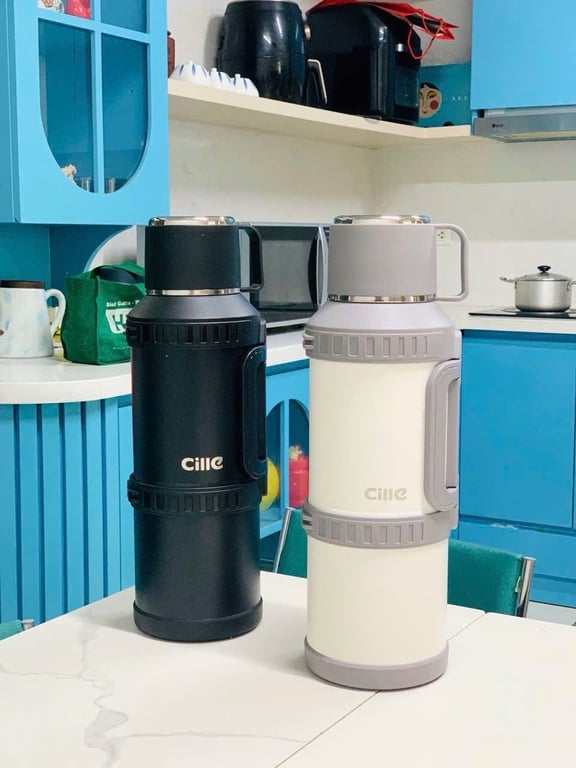 PHÍCH GIỮ NHIỆT 3000ML Và 4000ML CILLE NHẬT BẢN