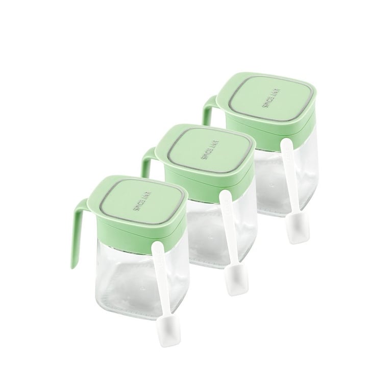 🍋 Lọ đựng gia vị Elmich kèm giá inox và thìa siêu tiện lợi