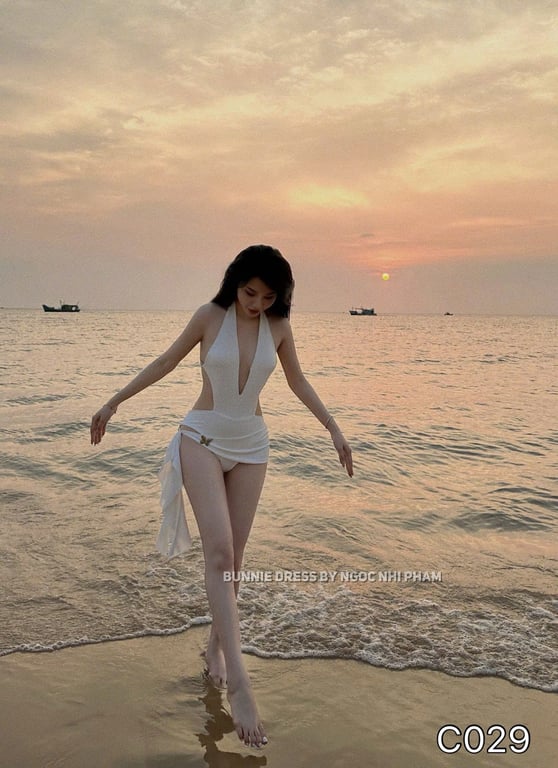 C029- set bikini suit kèm tag 2 màu