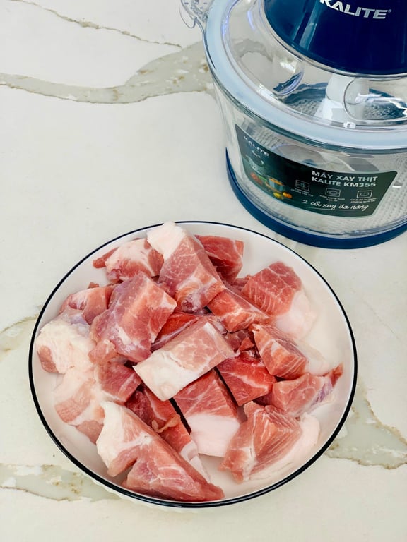 máy xay thịt 2 cối: 1 thuỷ tinh - 1 inox304 Kalite KM355