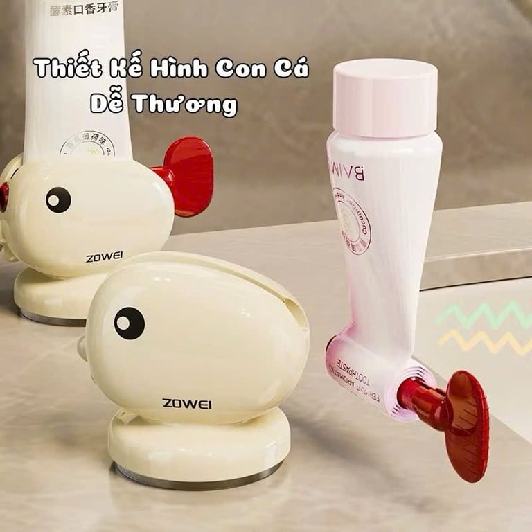 BỘ NẶN KEM ĐÁNH RĂNG HÌNH CÁ VOI