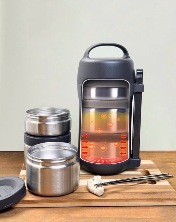 Hộp giữ nhiệt kaiyo 1600ml