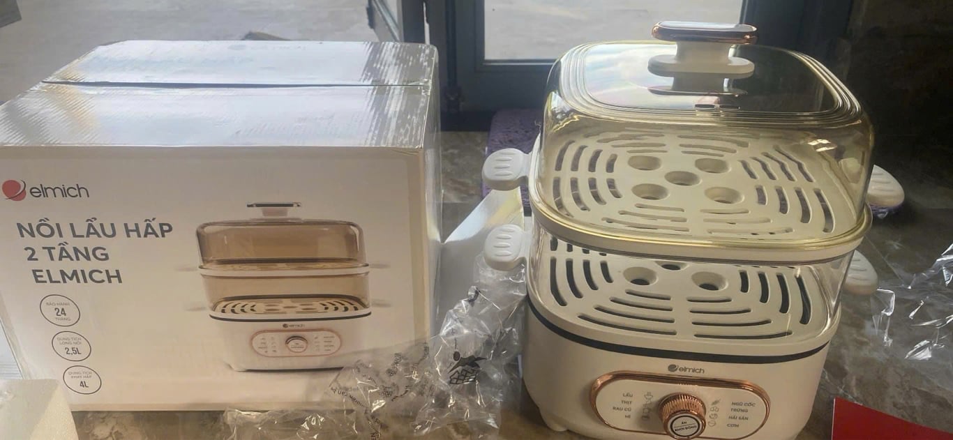 NỒI LẨU HẤP 2 TẦNG ELMICH EDA 2111
