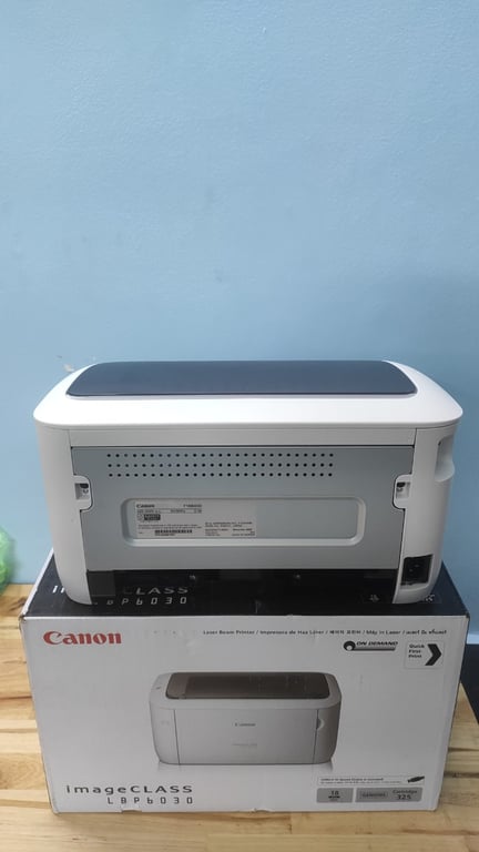 Máy In Laser Đơn Năng Trắng Đen Canon LBP 6030 (In, A4, USB) - Hàng Chính Hãng