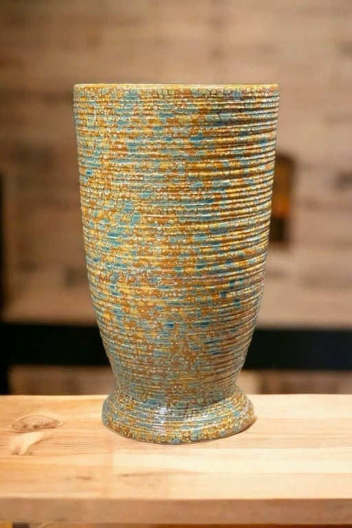 Bình loa kèn Bát Tràng cao 32cm