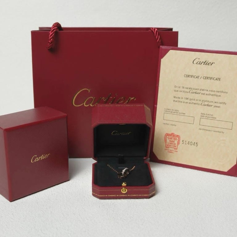 Hộp trang sức cao cấp Cartier (Bán kèm sản phẩm)