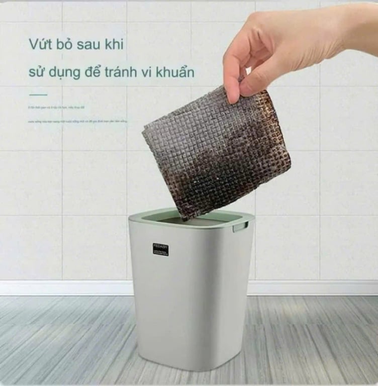 Set 3  Cuộn giấy lau nhà bếp than tre