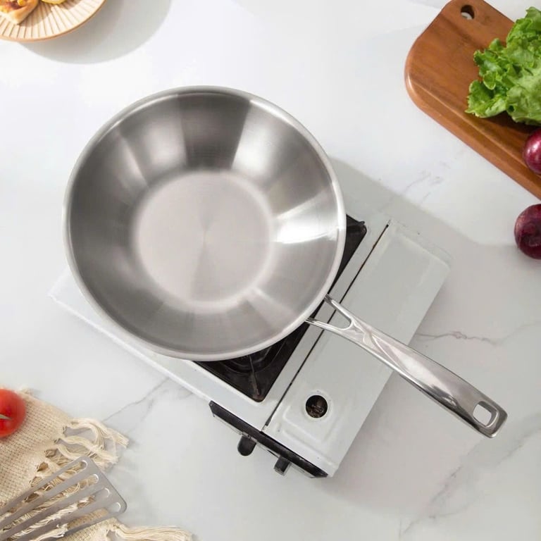 Chảo xào sâu lòng nắp kính Oyatton 24cm - OYT178