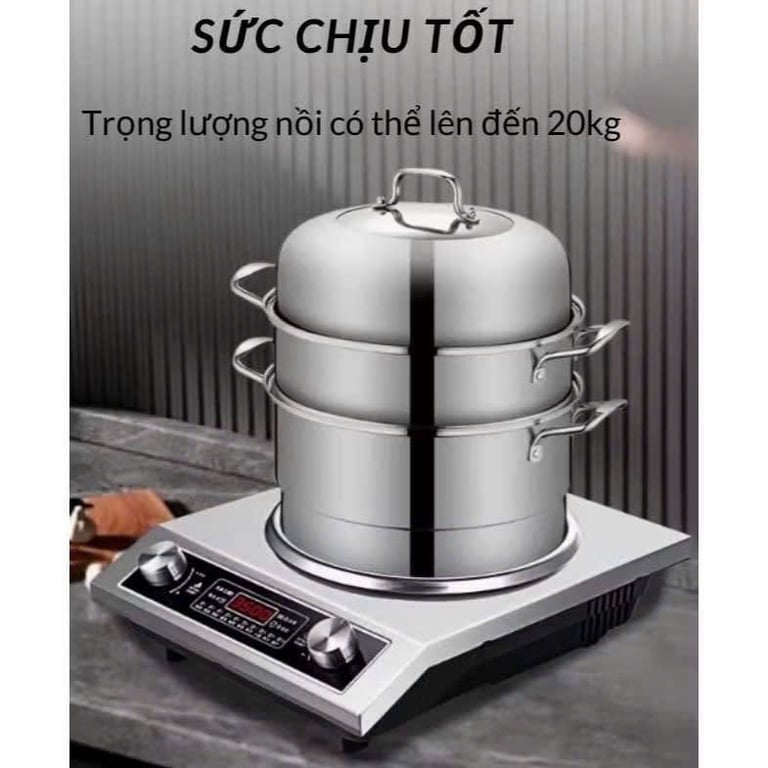 BẾP TỪ MẶT LÕM CAO CẤP 5000W