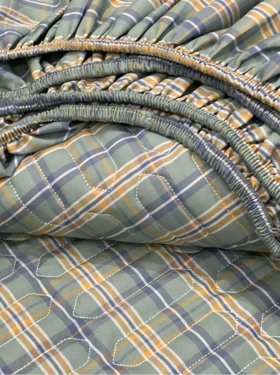 Bộ ga trần kèm vỏ gối cotton sợi tre MUJl