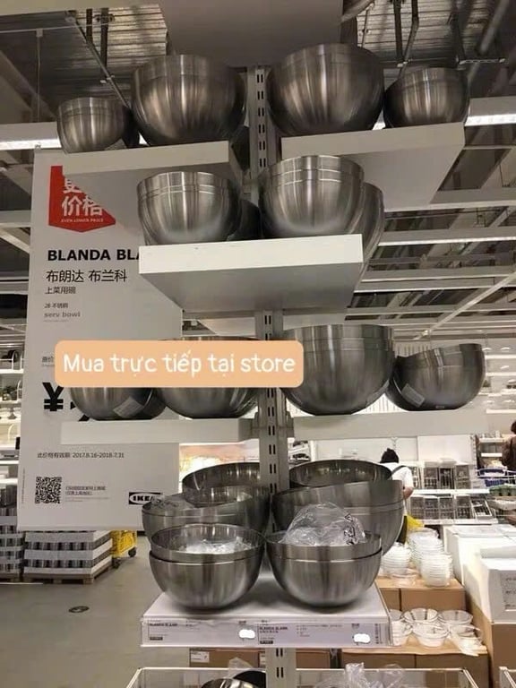 TÔ TRỘN THỰC PHẨM BLANDA BLANK IKEA