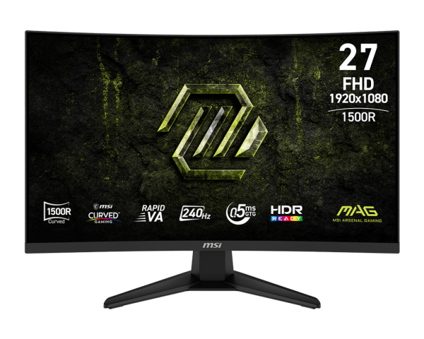 Màn hình Gaming MSI MAG 275CF X24( 27 Inch | FHD | VA | 240Hz | 0.5ms | Cong)(BH 36T)