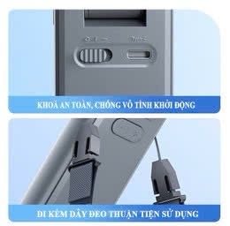 Quạt sạc USB cầm tay mini Tiross TS3422