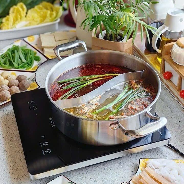Nồi lẩu 2 ngăn Chockmen 28cm