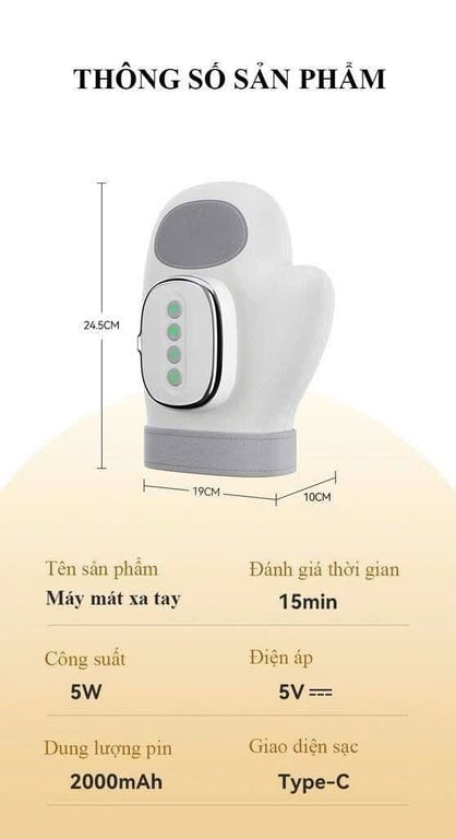 MÁY MASSAGE BÀN TAY 2025