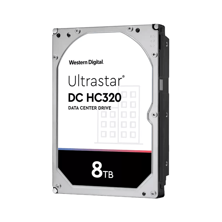 Ổ Cứng HDD WD Ultrastar HC320 8TB 3.5 inch SATA Ultra 512E SE 7K8 256MB Cache 7200RPM HUS728T8TALE6L4