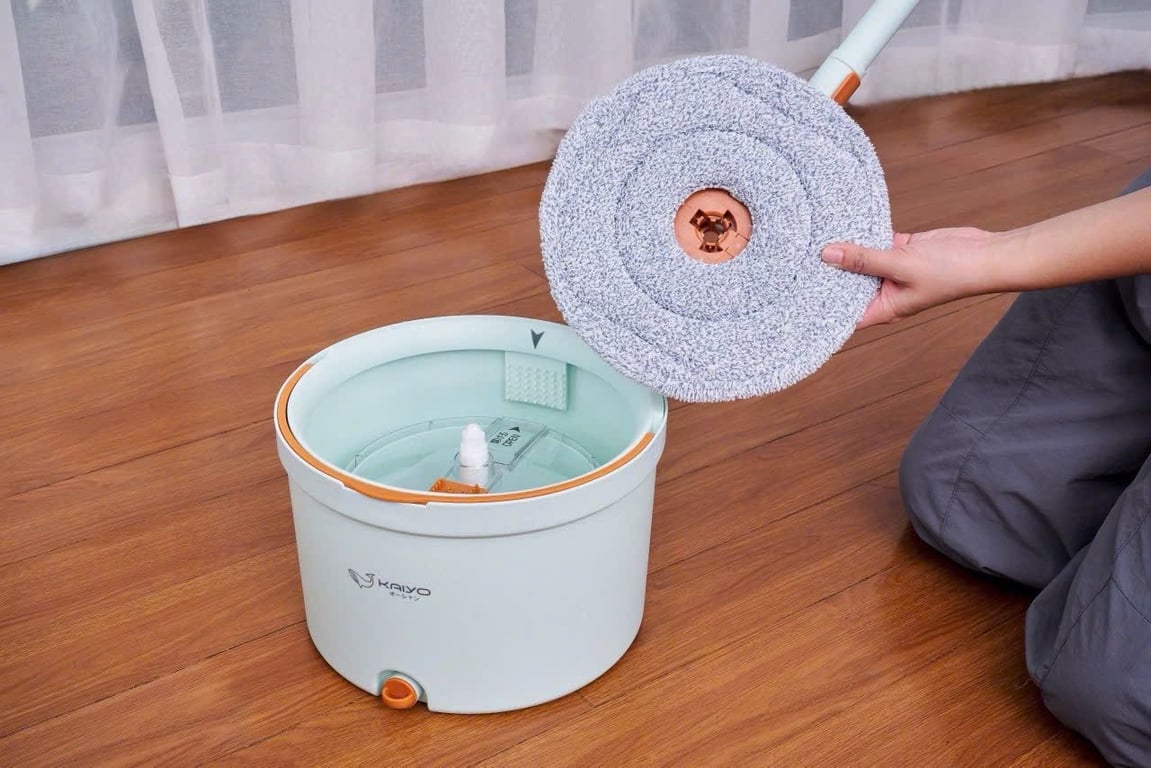 Set 2 bông lau thay thế cây lau nhà tách nước kaiyo