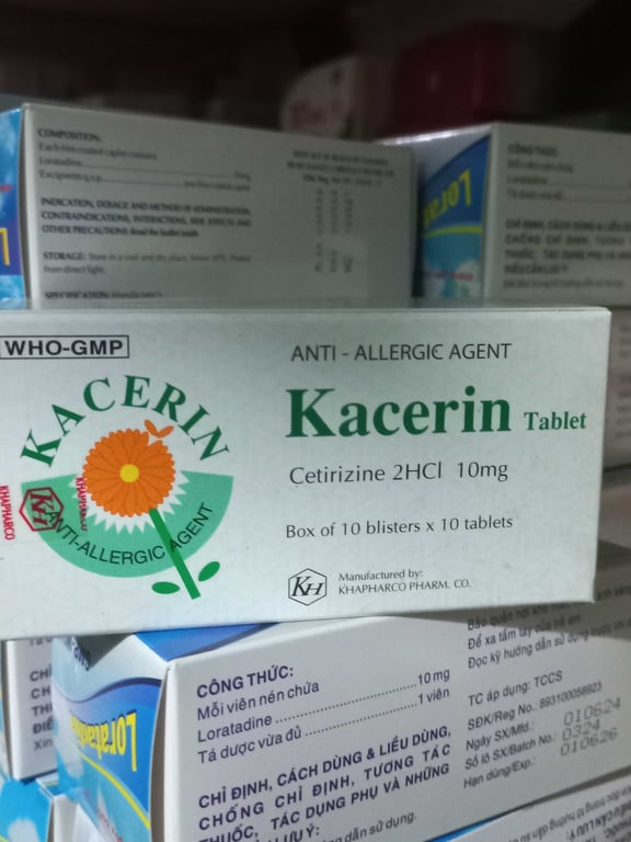 Cetirizin 10 khánh hòa h/100v