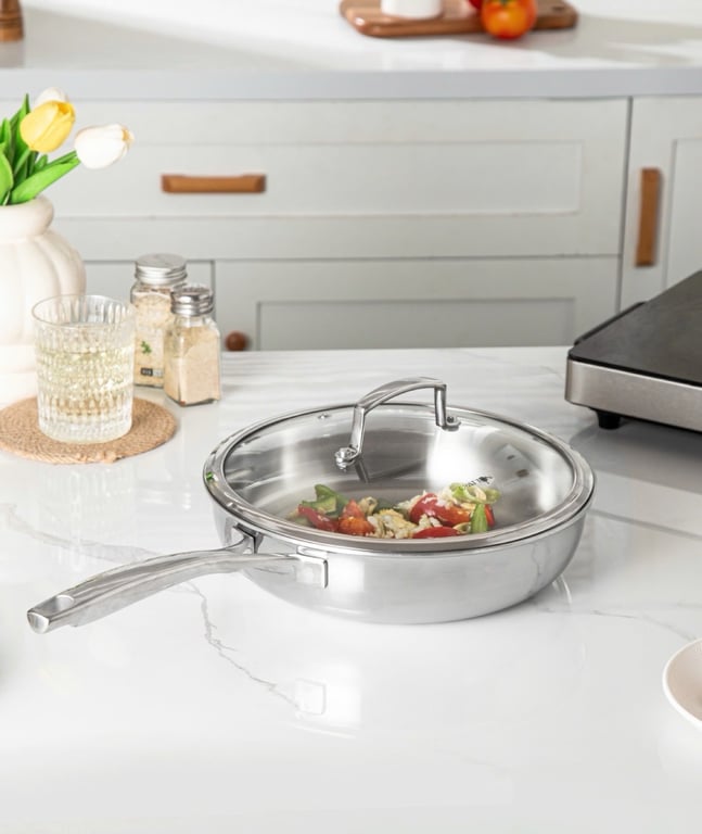 CHẢO SÂU LÒNG TRƠN OYATTON Size 26cm và 28cm